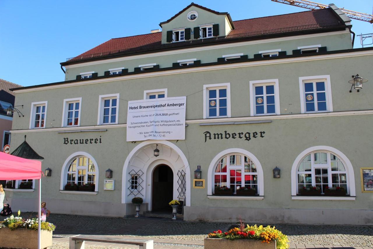Hotel Brauereigasthof Amberger Kosching Eksteriør billede