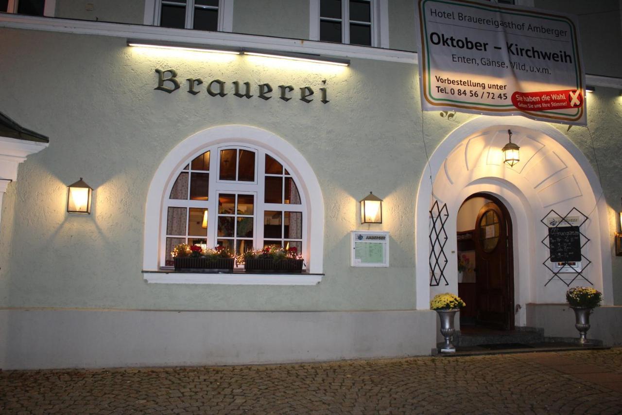 Hotel Brauereigasthof Amberger Kosching Eksteriør billede